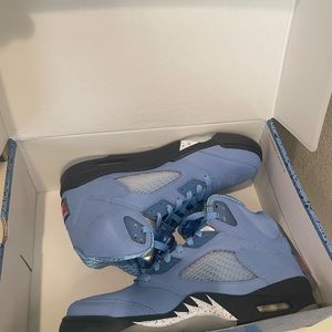 Jordan Retro 5 UNC baby blue mens 9.5